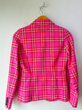 Smythe Pink Plaid Two-Piece Pantsuit