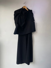 Comme des Garçons Asymmetrical Black Cape Dress