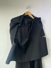 Comme des Garçons Asymmetrical Black Cape Dress