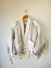 Vintage BB Dakota White Fringe Jacket