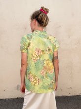 Marni Green Yellow Floral Blurry Blouse