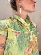 Marni Green Yellow Floral Blurry Blouse