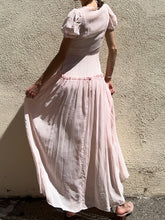 Vintage Pink Sheer Maxi Dress