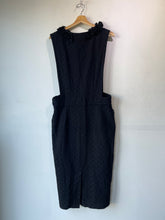 Comme des Garcons Black Brocade Overall Dress