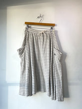 Y-3 Yohji Yamamoto Grey Stripe Knit Skirt