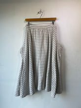 Y-3 Yohji Yamamoto Grey Stripe Knit Skirt