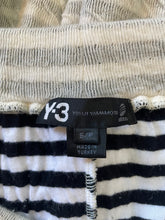 Y-3 Yohji Yamamoto Grey Stripe Knit Skirt