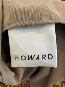 Howard Olive Loose Draped Open Blazer