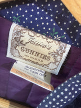 Vintage Gunne Sax Navy Floral Cropped Jacket