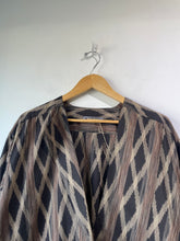 Issey Miyake Brown Cotton Silk Pattern Jacket