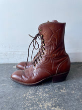 Vintage Brown Lace-Up Weinkauf Roper Boots