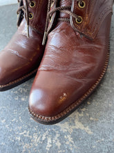 Vintage Brown Lace-Up Weinkauf Roper Boots