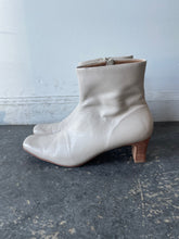 Huma Blanco White Leather Booties