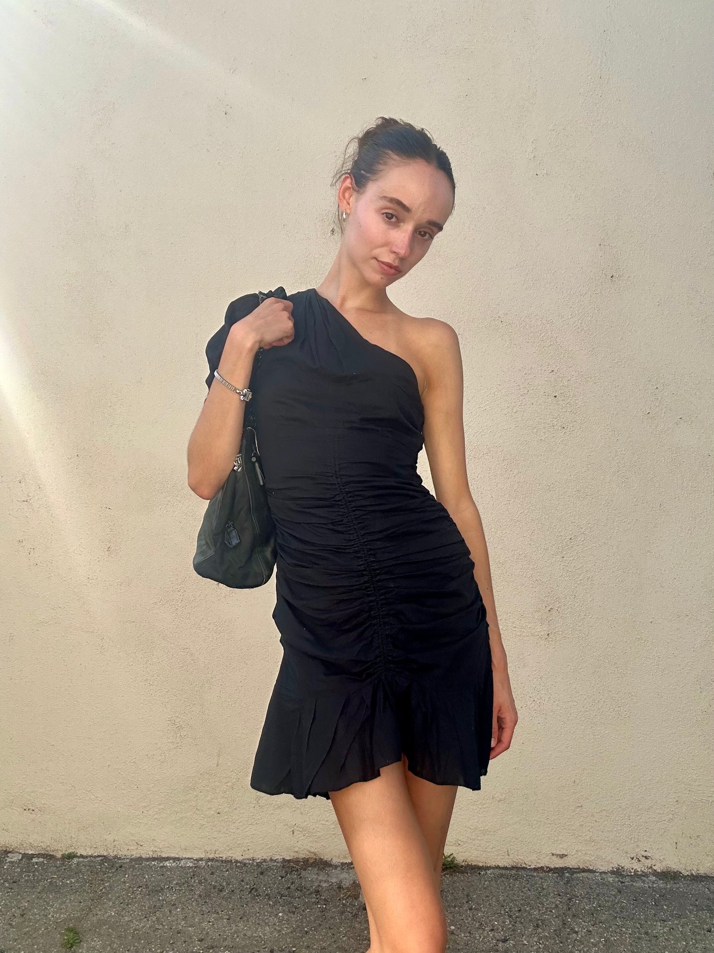 isabel marant one shoulder dress Isabel Marant Charlota Floral-Print Ruffle One-Shoulder Dress