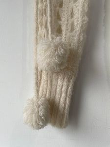 Vivienne Westwood Cream Lacework Knit Arm Warmers