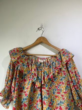 Doen Floral Ruffle Samara Blouse in Liberty Fabric