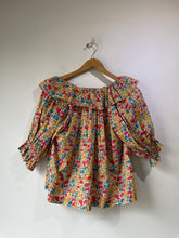 Doen Floral Ruffle Samara Blouse in Liberty Fabric