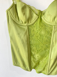 Vintage Victoria’s Secret Lime Green Bustier