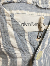 Calvin Klein Two Piece Shorts Set Blue & White Stripes