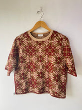 Dries van Noten Rust Tan Short Sleeve Knit Top