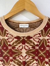 Dries van Noten Rust Tan Short Sleeve Knit Top