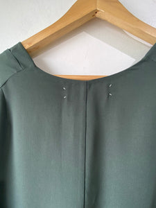 Marni Forest Green Dress - The Curatorial Dept.