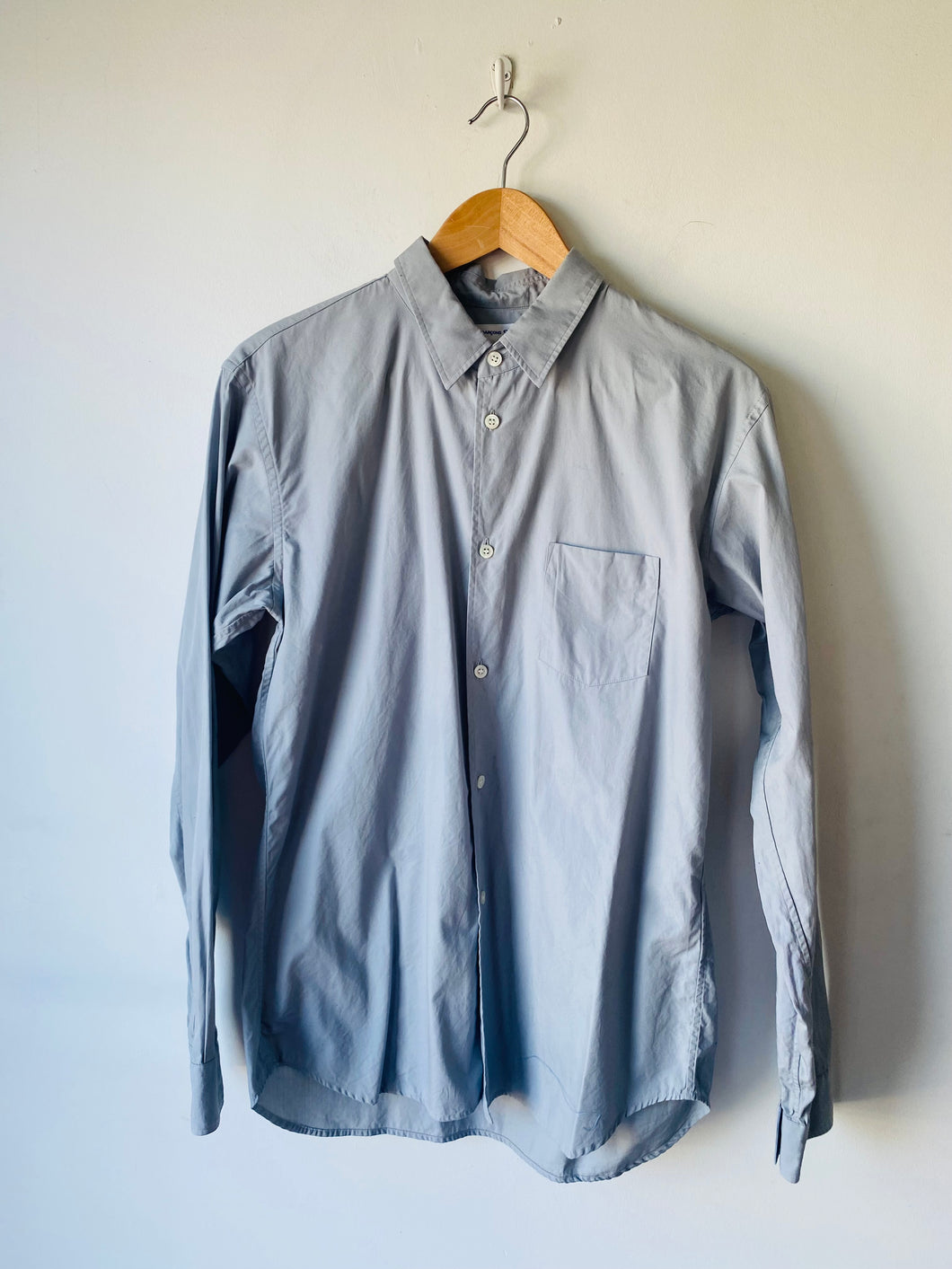 Comme des Garcons Boy Grey Cotton Shirt