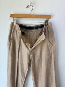 Bloomingdale's The Men's Store Tan Linen Pants