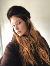 Vintage Brown Fur Hat