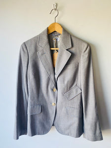 Vintage Paul Smith Blue Grey Wool Jacket