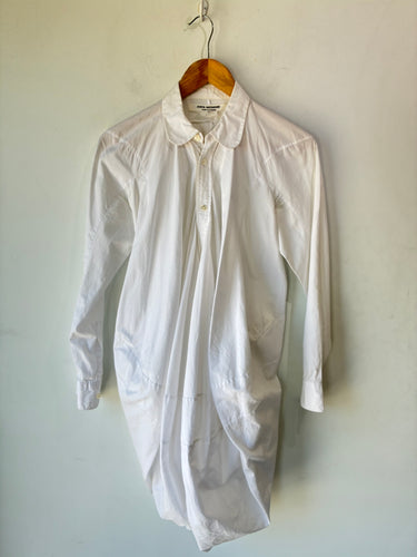 Junya Watanabe White Bubble Hem Shirt