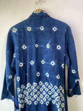 Vintage Indigo Blue Tie Dye Jacket