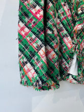 Junya Watanabe Green Red Plaid Tweed Jacket