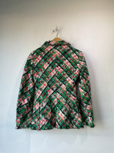 Junya Watanabe Green Red Plaid Tweed Jacket