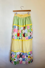 Vintage Yo Yo Quilt Maxi Skirt