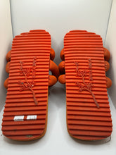Yume Yume Orange Puffy Sandals Size 10