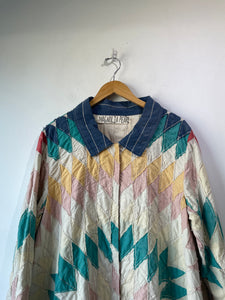 Magnolia Pearl Colorful Patchwork Quilt Duster Coat