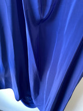 Vintage H. Fredrikson Blue Sleeveless Silk Midi Dress