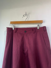 Comme des Garcons Girl Burgundy Drop Crotch Pants