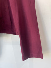 Comme des Garcons Girl Burgundy Drop Crotch Pants