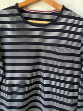 Thom Browne Navy Striped Long Sleeve Shirt