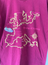 Vintage Song of Norway Maroon Embellished T-Shirt