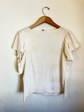 Love Shack Fancy Cream Ruffle Tee