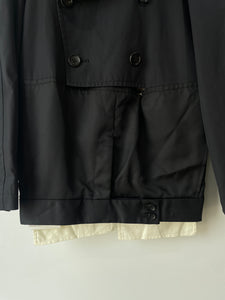 Comme des Garcons Black Jacket with Upside Down Pants