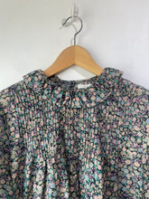 Doen Ruffled Floral Plum Garden Top