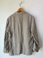 Matsuda Grey Plaid Linen Blazer