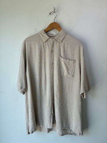 Love Nosara Oatmeal Linen Men's Shirt