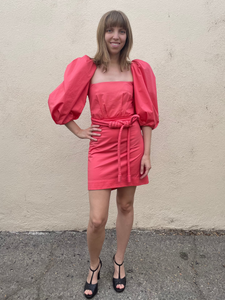 Johanna Ortiz Camelia Rhythm with Belt Mini Dress