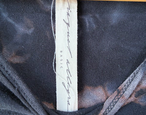Raquel Allegra Black Tie Dye Drop Crotch Onesie