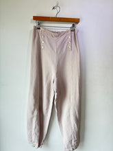 Krista Larson Grey Linen Barn Door Pants